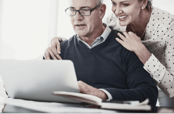 couple looking at paperwork